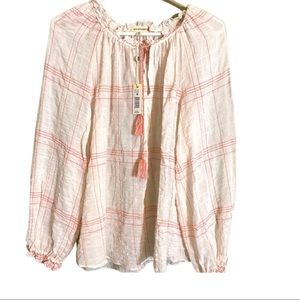 NWT MAX STUDIO SLIGHT SHEER BLOUSE